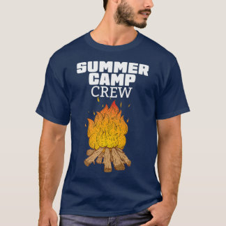 T-shirt Funny Summer Camp Crew Student Church Camping