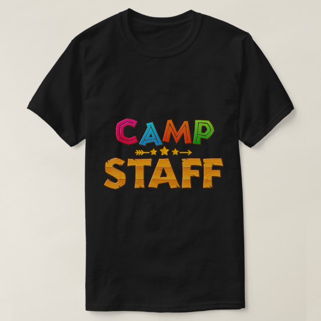 T-shirt Funny Summer Camp Staff Director Camping Counselor (Design devant)