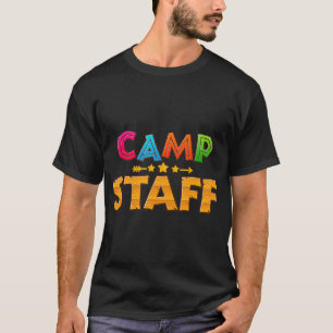 T-shirt Funny Summer Camp Staff Director Camping Counselor