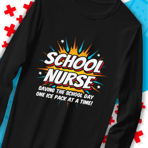 T-shirt Funny Superhero École infirmière appréciation