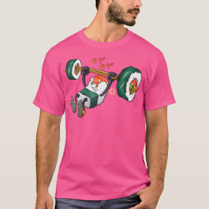 T-shirt Funny Sushi Poids Lifting Fitness Hommes Femmes K