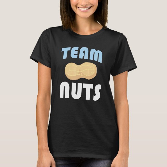 T-shirt Funny Team Nuts Baby Boy Gender Reveal Announcemen (Devant)