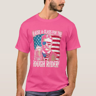 T-shirt Funny Teddy Roosevelt 4 juillet graphismes pour US