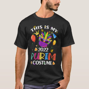 T-shirt Funny This Is My 2022 Purim Costume Jewish Hamanta
