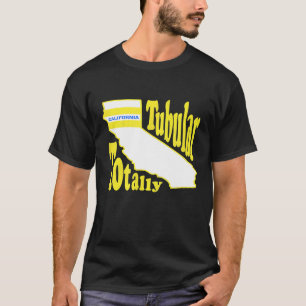 T-shirt Funny Totalement Tubulaire Californie Rétro Sock