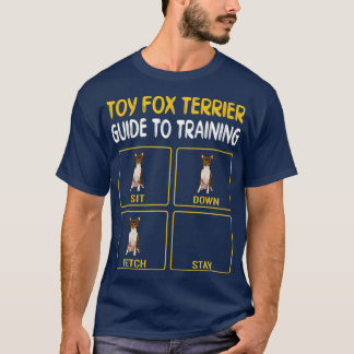 T-shirt Funny Toy Fox Terrier Guide d'entraînement Chien