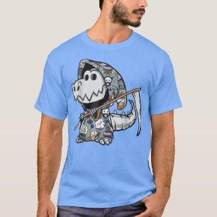 T-shirt Funny Tre Skeleton Dino Grim Reaper Dinosaur