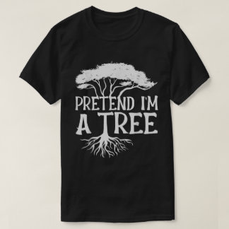 T-shirt Funny Tree Joke Shirt for Quiet People