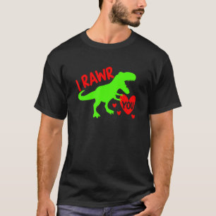 T-shirt Funny Trex Valentines Day Rawr I Love You in Dinos