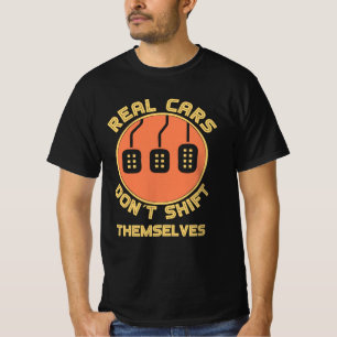 T-shirt Funny Trois pédales Voiture Gars cadeau Classic tr