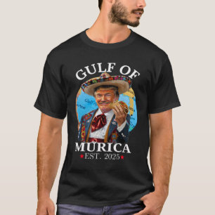 T-shirt Funny Trump Chemise Golfe De Murica Est 2025 Trump