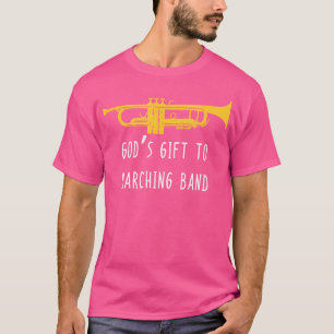T-shirt Funny Trumpet Shirt Gods Cadeau À Band Player Cade