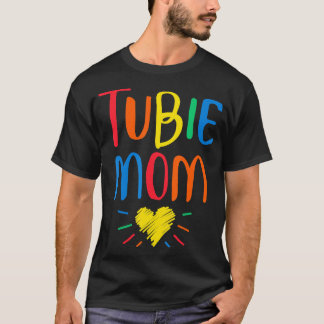T-shirt Funny Tubie Maman Nourrir Tube Sensibilisation Gas