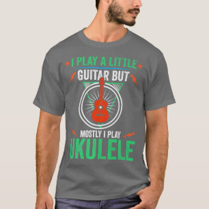T-shirt Funny Ukulele Retro Petite Guitare Guitare Guitare