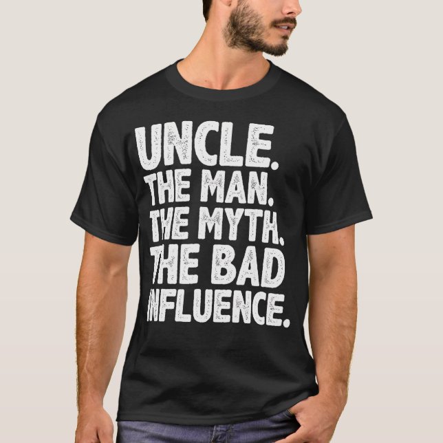 T-shirt Funny Uncle Design For Uncle Men First Time Uncle  (Devant)