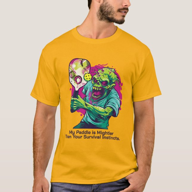 T-shirt Funny Undead Dinker, texte personnalisé (Devant)