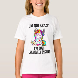T-shirt FUNNY UNICORN Créative fou