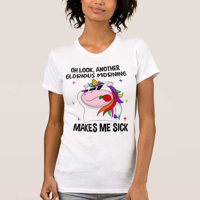 T-shirt FUNNY UNICORN Glorieux Matin (Devant)