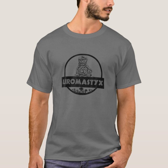 T-shirt Funny Uromastyx Dino I mignon Agame Tee (Devant)