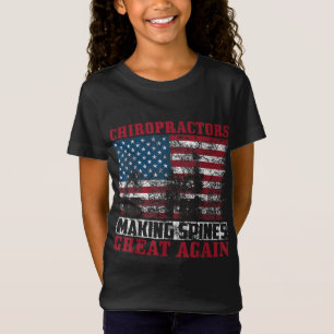 T-Shirt Funny USA Chiropractor Gift American Chiropractic