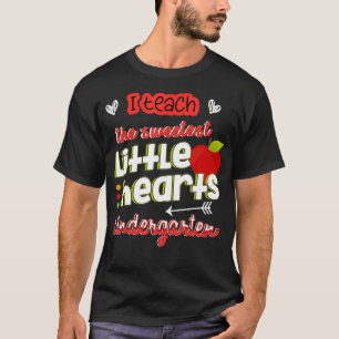T-shirt Funny Valentines Day Kindergarten Enseignante Femm
