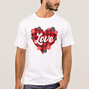 T-shirt Funny Valentines Day Love Flower