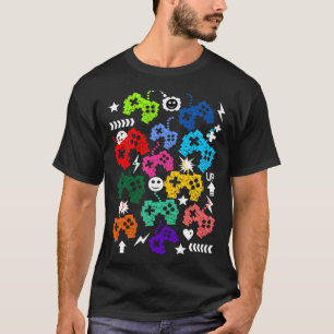 T-shirt Funny Video Game Controller pour Gamers Garçons En
