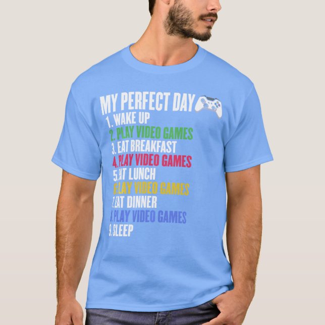 T-shirt Funny Video Games Lover Graphic for Women and Men  (Devant)