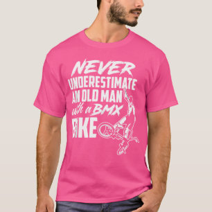 T-shirt Funny Vieux Homme Bmx Vélo Vélo Bmx Lover Bm