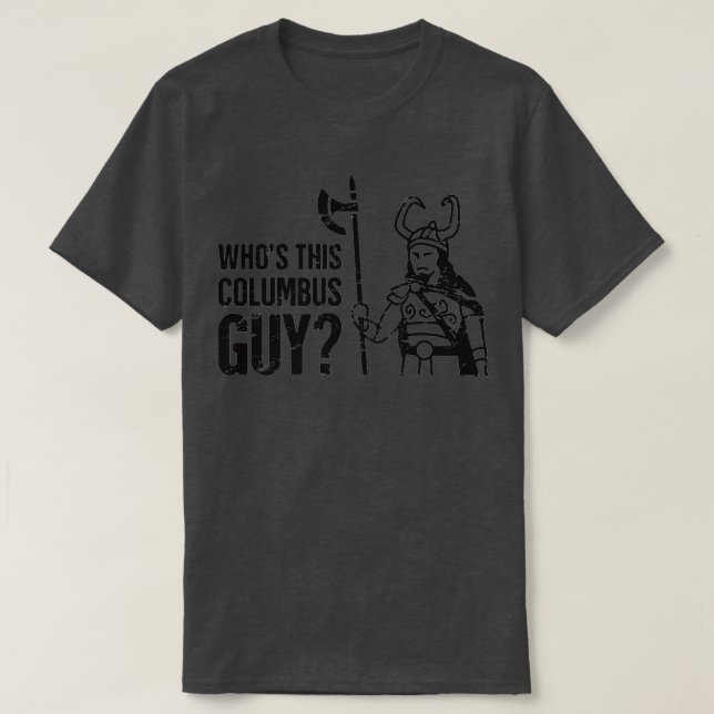 T-shirt Funny Viking Leif Erikson Day Funny Leif Erikson  (Design devant)