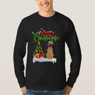 T-shirt Funny Vizsla Amoureux des chiens Vizsla d'éclairag