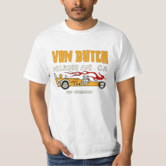 T-shirt Funny Von Dutch Retro Drag Car