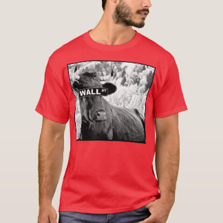 T-shirt Funny Wall ST Street Bull Trading Stock Tra