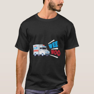 T-shirt Funny Wee Woo mignonne Jouet Médicale Camion Param