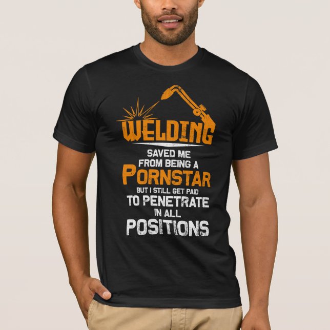 T-shirt Funny Welding Toxits (Devant)