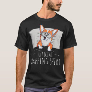 T-shirt Funny Welsh Corgi Amoureux des chiens Power Napper