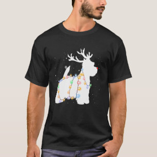 T-shirt Funny West Highland White Terrier Dog Tree Christy
