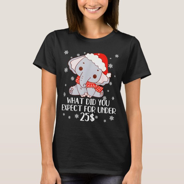 T-shirt Funny White Elephant Pjs For Adults Under 15 20  (Devant)