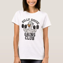 Funny Workout Goose, Gym Animal Tee