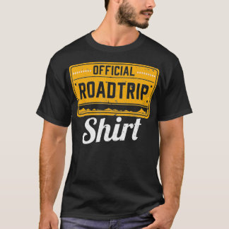 T-shirt Funny World Traveler Gift Official Road Trip 