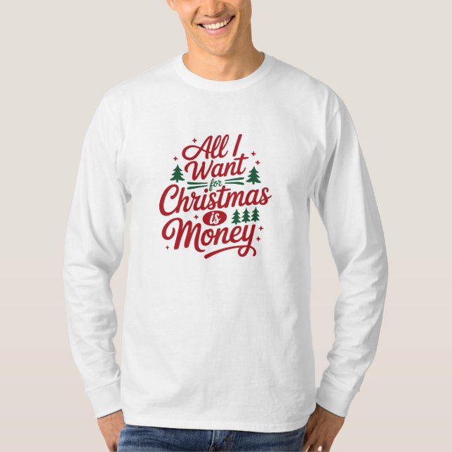 T - Shirt Funny Xmas Zitat (Vorderseite)