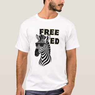 T-shirt Funny Zebra mignonne Safari Humour animalier
