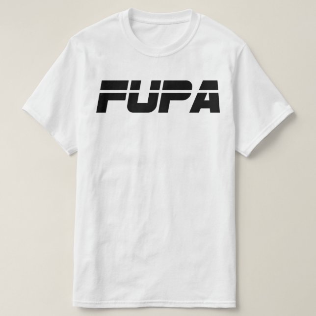 T-shirt FUPA (blanc) (Design devant)