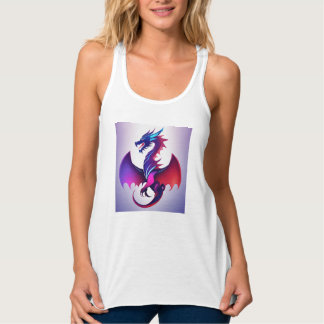 T - Shirt für abstrakte symmetrische Drachenlogos 