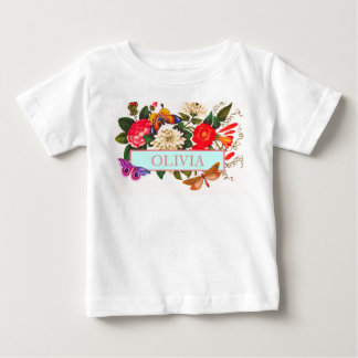 T - Shirt FÜR BABY MÄDCHEN, DIE JAPANISCHE BLUME B