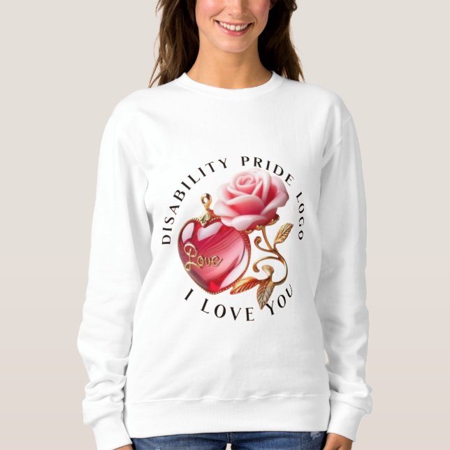 "T - Shirt für Behinderung Monat | Bold Rainbow (Vorderseite)