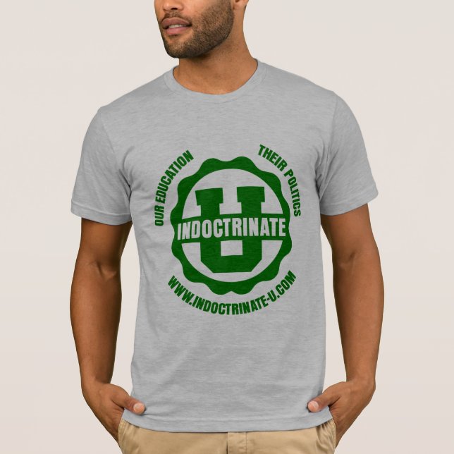 T - Shirt für Bella-Leinwand-Strahlungs-Logo (Vorderseite)