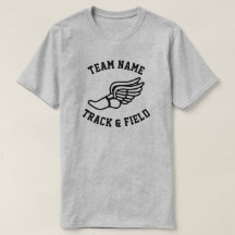 T - Shirt für benutzerdefinierte Track- und Feldna