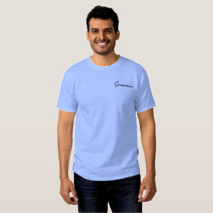 T - Shirt für bestickte Trauzeugen