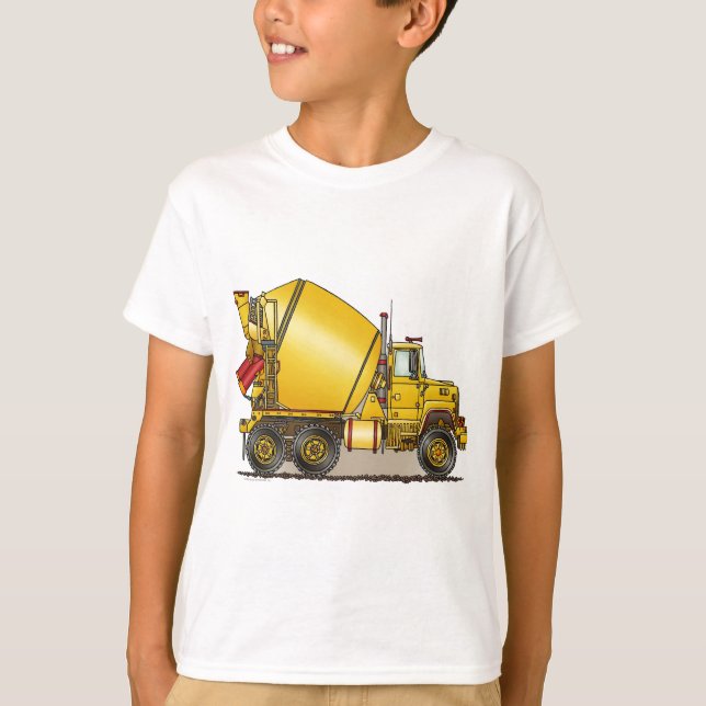 T - Shirt für Betonlastwagen (Vorderseite)
